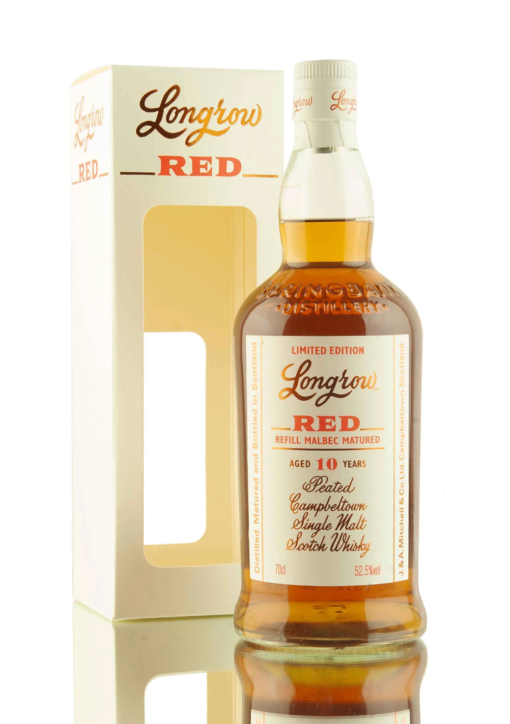 Longrow - Red Refill Malbec Cask Finish 10 year old
