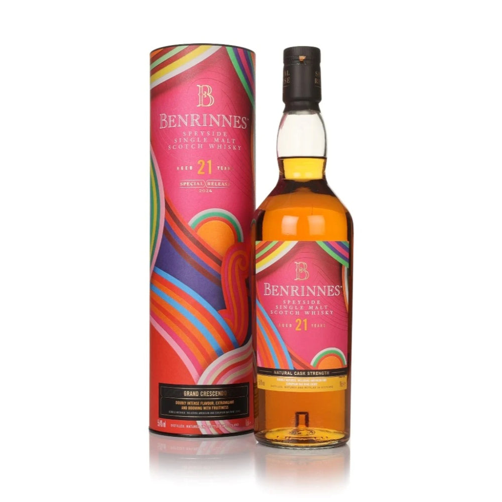 Benrinnes 21 Year Old Grand Crescendo bottle and box