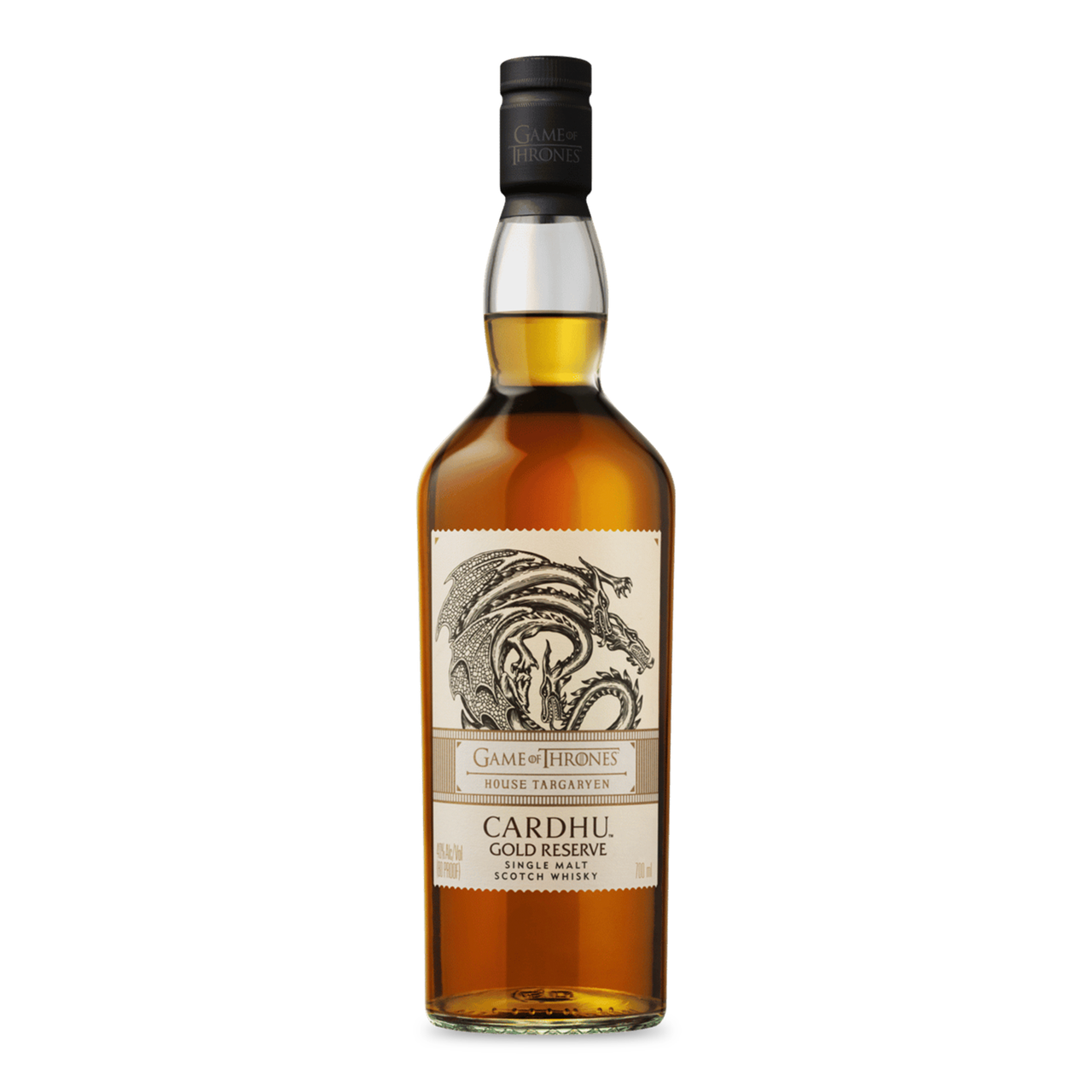 Cardhu Gold Reserve House Targaryen bottle