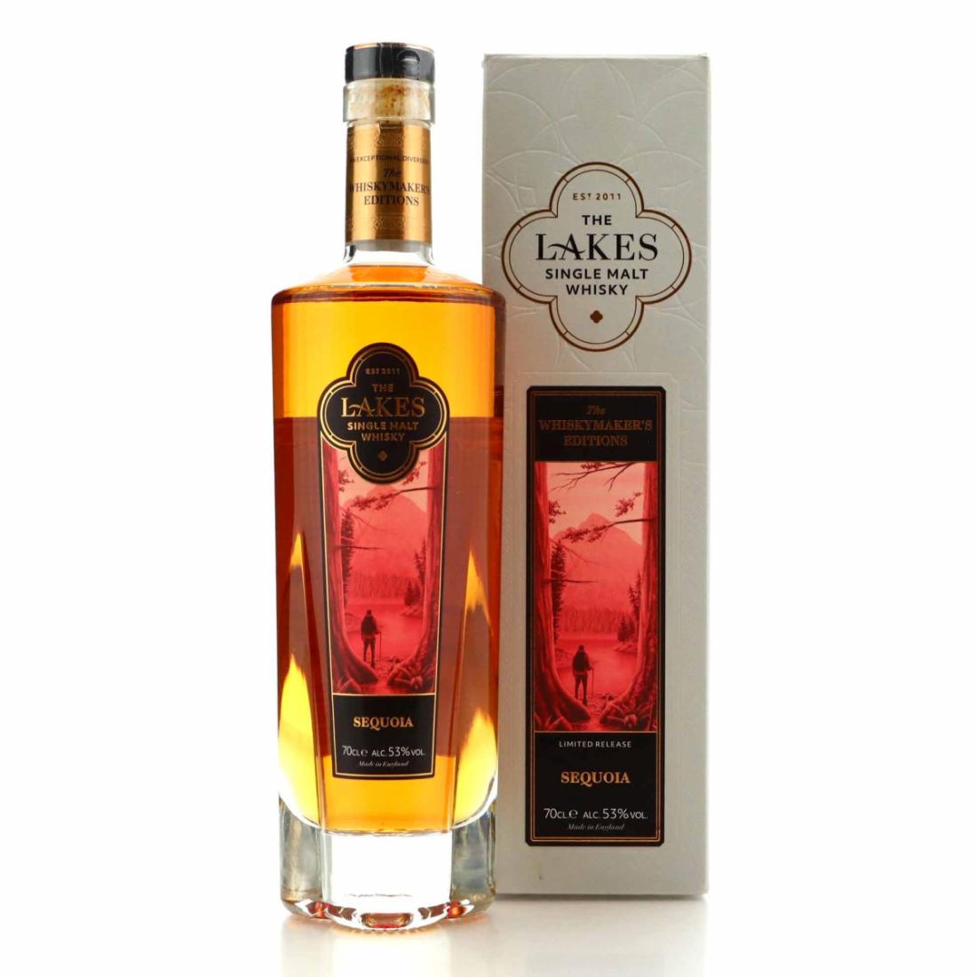 The Lakes Sequoia — bottle and box