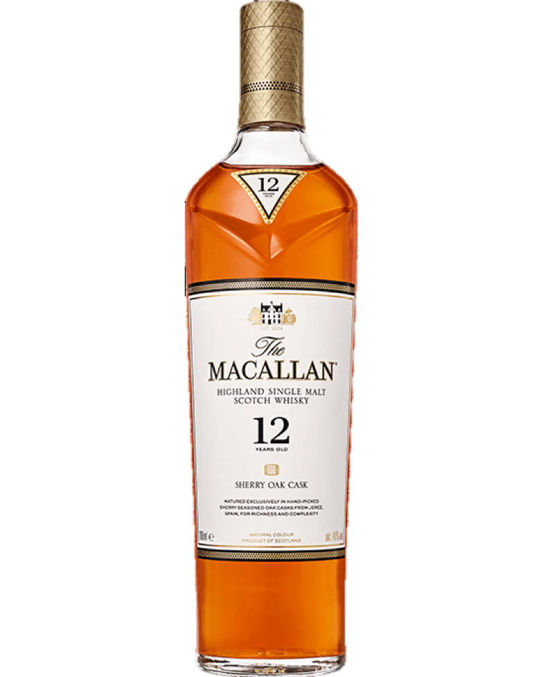 The Macallan 12 Year Old Sherry Oak bottle