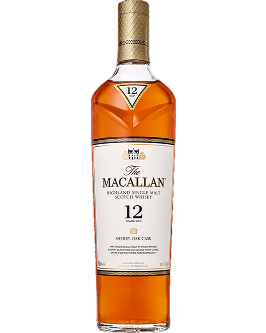 The Macallan 12 Year Old Sherry Oak bottle