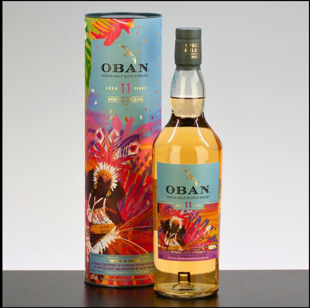 Oban 11 Year Old The Soul of Calypso — bottle and box