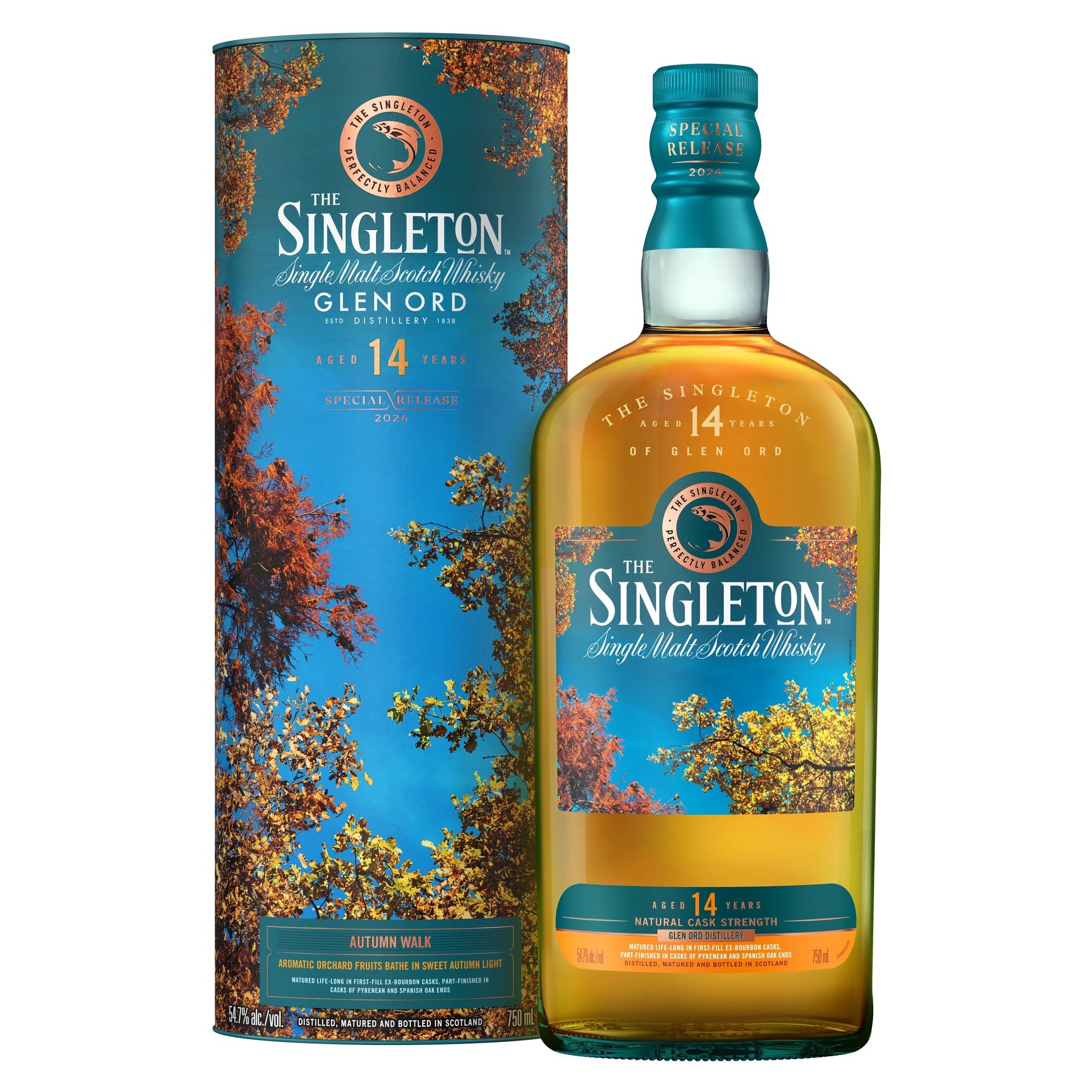 The Singleton of Glen Ord 14 Year Old Autumn Walk bottle and box